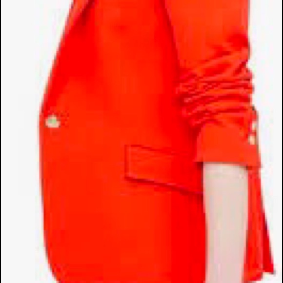 Zara Orange blazer - Picture 2 of 11